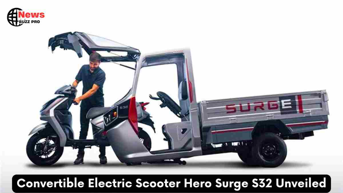 Convertible Electric Scooter Hero Surge S32 Unveiled